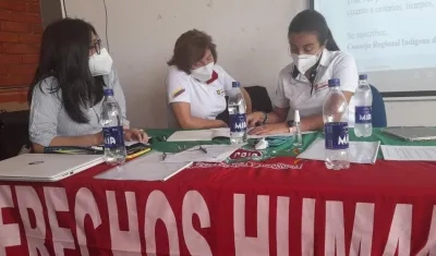 Fiscalía se retiró de la reunión con la Minga nacional.