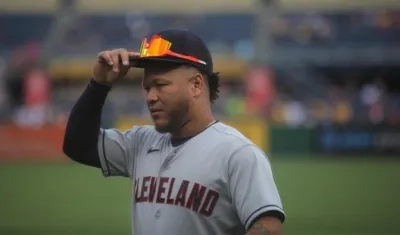 Harold Ramírez, jugador colombiano de Grandes Ligas. 