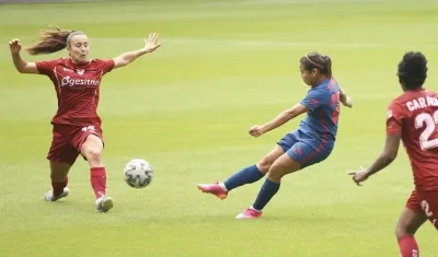 Leicy Santos, jugadora colombiana. 