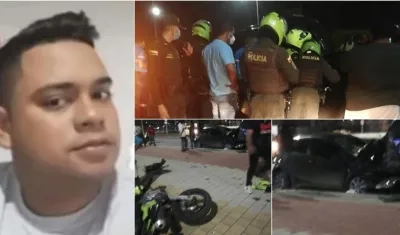 El uniformado Anderson Huertas Álvarez fallecido en la Circunvalar por Caribe Verde.
