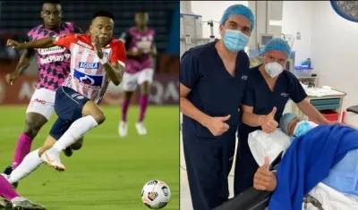 John Pajoy antes de la cirugía. 