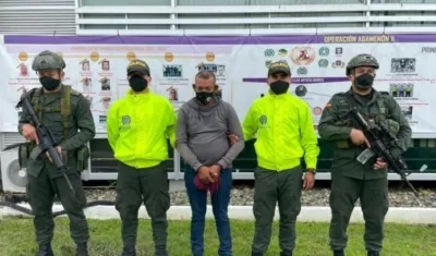 Domingo Antonio Salgado López, alias 'Omar'.