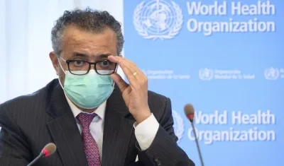 El director general de la OMS, Tedros Adhanom Ghebreyesus,