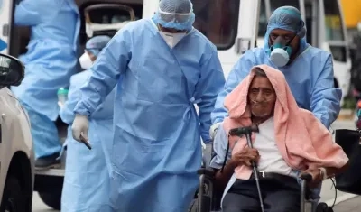 Imagen referencial de la variante Delta.