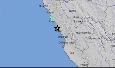 Localización del evento sísmico.