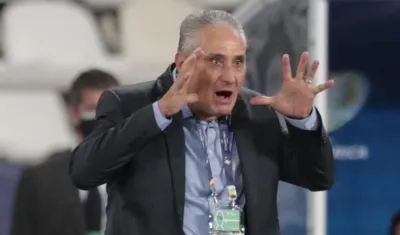 Tite, entrenador de Brasil. 