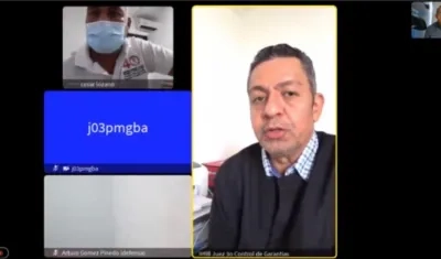 La audiencia contra Franklin Alberto López se realizó de manera virtual. 