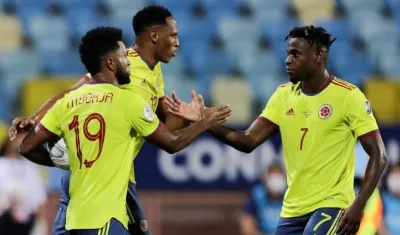 Miguel Ángel Borja y Duván Zapata buscarán mejorar su promedio goleador. 