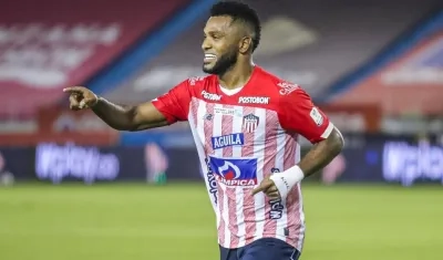 Miguel Àngel Borja, delantero de Junior. 