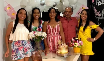 Menfy, Mayerlin, Elsy, Carlos y Marlyn.