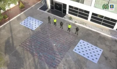 Droga incautada por La Guajira.