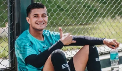 Yeison Guzmán, volante colombiano. 