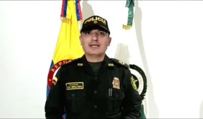 Coronel John Sepúlveda, Comandante (e) de Policía Metropolitana.