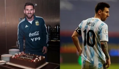 Lionel Messi entre su cumpleaños y la Selección.
