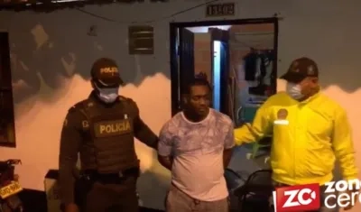 Robert Darío Lemos Calderín, alias 'Turbina'.