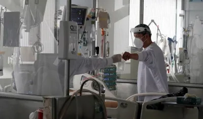 Una unidad de cuidados intensivos en Colombia.