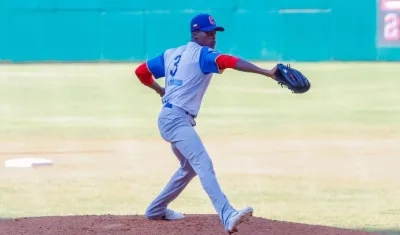 Reiver San Martín, lanzador colombiano. 