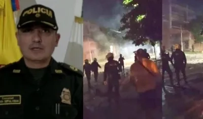El comandante (e) de la Policía Metropolitana de Barranquilla, coronel Jhon Sepúlveda.