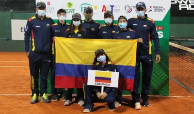 Selección Colombia de tenis sub-14.
