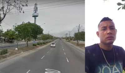 Cristian Jiménez Leal falleció tras ser arrollado en este sector de la Circunvalar. 