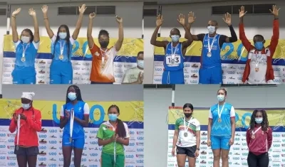 Cuatro medallas de oro logró Atlántico en la jornada. 