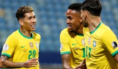 Eder Militao marcó el gol de Brasil. 