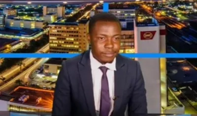 Kalimina Kabinda, periodista zambiano. 