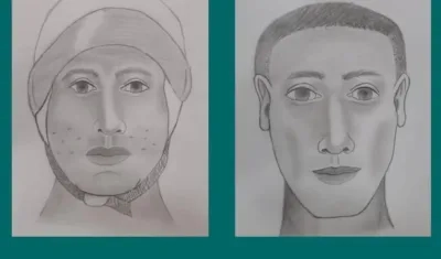 Retrato hablado de presuntos autores del Atentado al helicóptero presidencial.