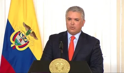 Iván Duque, Presidente de Colombia.