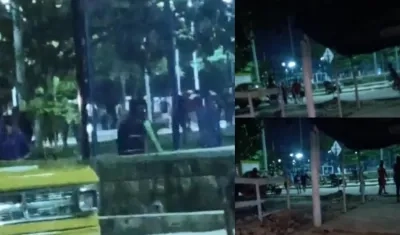 La calle 17 volvió ser escenario de saqueos y vandalismo.