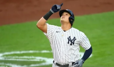 Giovanni Urshela, pelotero colombiano. 