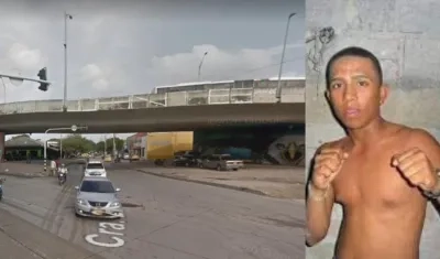 Jonathan Díaz Ávila fue arrollado en esta zona de la Cordialidad. 