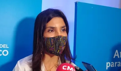 Ministra de Educación, María Victoria Angulo, en Barranquilla