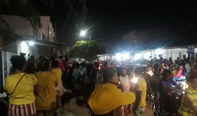 Lugar de los hechos en el barrio Sourdis de Barranquilla.