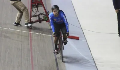 Marianis Salazar, ciclista del Atlántico. 