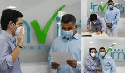 El abogado Laurian Puerta Ruiz toma posesión con Asesor con funciones de Coordinador del Invima de la Región Caribe Uno.