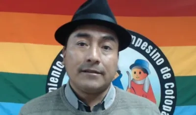 Leonidas Iza, presidente de la Conaie.