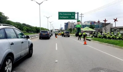 La Policía tendrá operativos sobre las vías de acceso a la ciudad. 