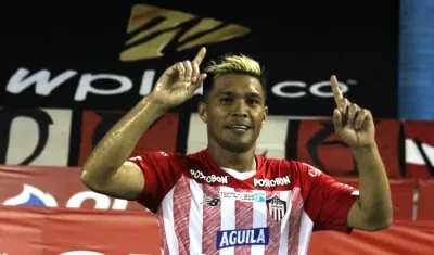 Teófilo Gutiérrez, delantero de Junior. 