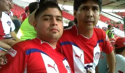 La víctima durante una jornada futbolera.