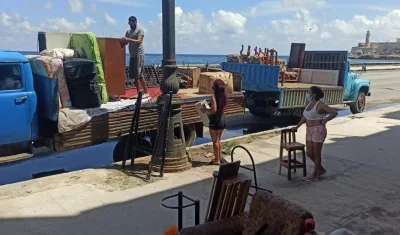 Preparativos en Cuba. 