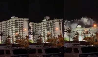 Secuencia de la demolición.