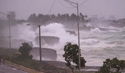 El paso de la tormenta Elsa por República Dominicana.