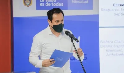 Julián Fernández, director de Epidemiología y Demografía del Ministerio de Salud y Protección Social.