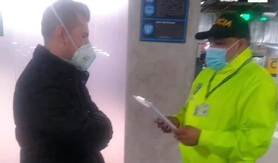 Momento de la captura del Capitán Jorge Isaac Aguilar García.