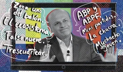 Carlos Antonio Vélez, comentarista de fútbol.