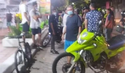 La Policía hizo presencia en el lugar de los hechos.