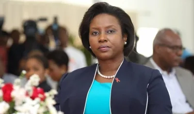 La primera dama de Haití, Martine Moise.