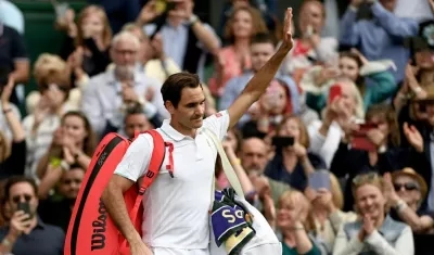 Roger Federer, tenista suizo. 