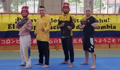 Equipo colombiano de Taekwondo. 